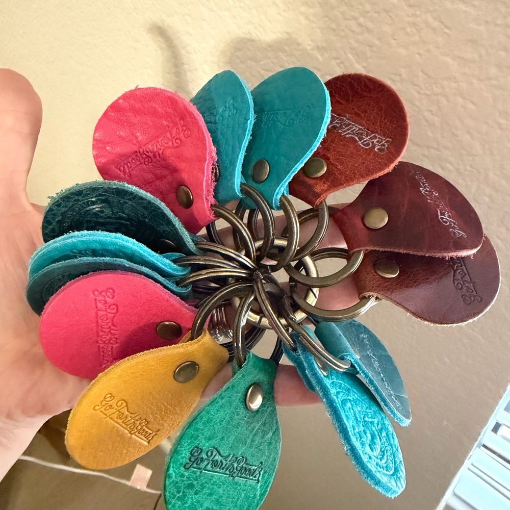 Go forth goods keychains